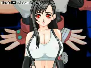 Gorące duży boobed anime laska palcówka jej part3