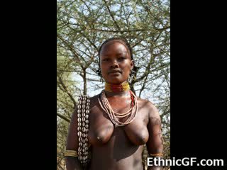 จริง แอฟริกัน สาว จาก tribes!