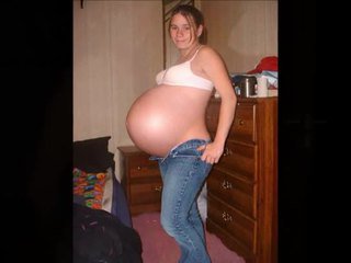 femei, de pe, însărcinată